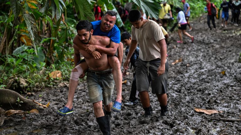 Record amount of migrants risk crossing the bush in Darién Gap