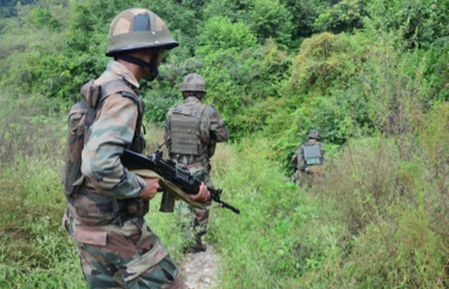 Pakistan breaches the ceasefire along the international border and the Line of Control for the sixth night.