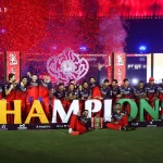 Rajat Patidar and Virat Kohli lift the IPL 2025 trophy as Royal Challengers Bangalore celebrate their first-ever championship victory.