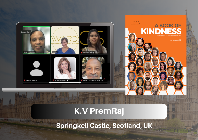 K.V. Premraj Honored with LOSD Excellence Award 2025, Featured in A Book of Kindness