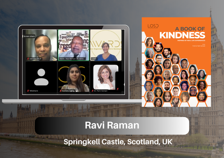 Ravi Raman Wins LOSD Excellence Award 2025, Featured in A Book of Kindness