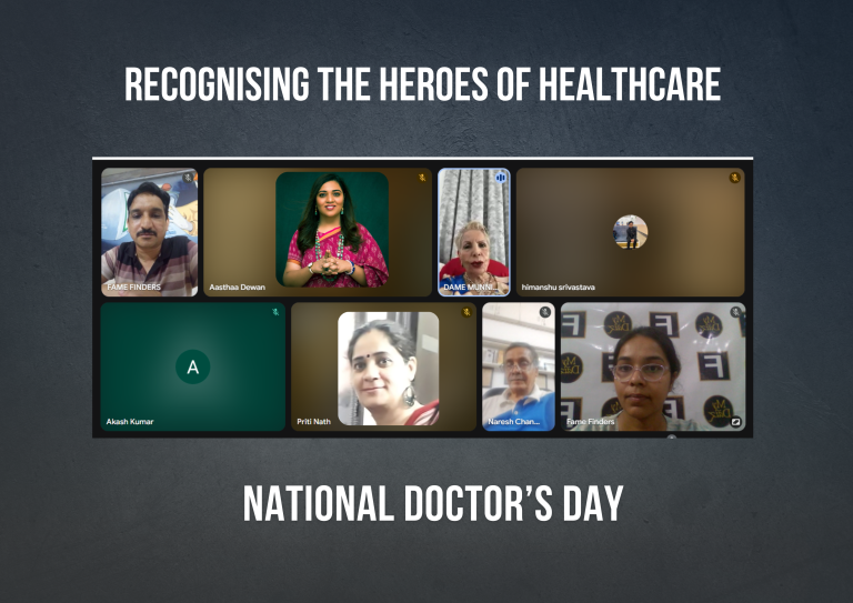 Doctors’ Day Celebrated with Eminent Personalities at Virtual Event by Fame Finders Media
